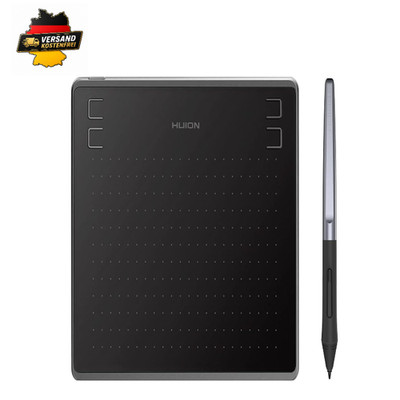 Huion HS64 Grafiktablettschreibstift 8192 Druckstufen Batterief