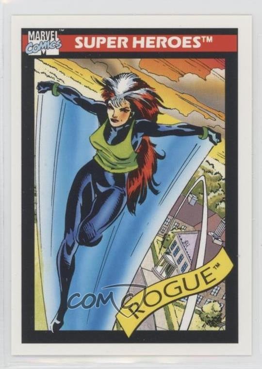 1990 Impel Marvel Universe Super Heroes Rogue #41 1p66