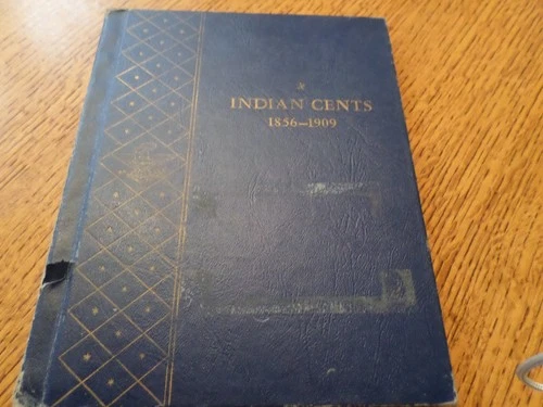 Indian Head Cent Set in Whitman Album-43 Coins