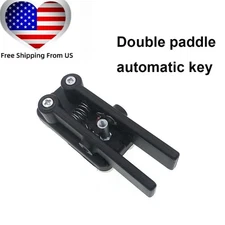 QU-7025 Dual Paddle Automatic Key Shortwave Radio CW Morse Code Base Magnetic