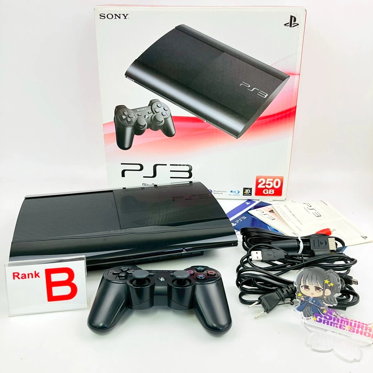 PS3 Classic White CECH 4200B 250GB Console Box PlayStation 3 Super Slim [BOX