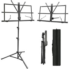 Portable Adjustable Music Stand with Light