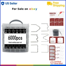 Plastic Welding Staples 6000 pcs Variety Pack Heavy Duty Quick Bond for Autom...
