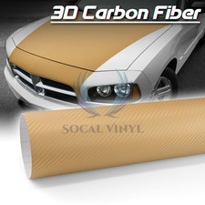 Premium 3d Matte Carbon Fiber Textured Vinyl Wrap Sticker Decal Air Bubble Free