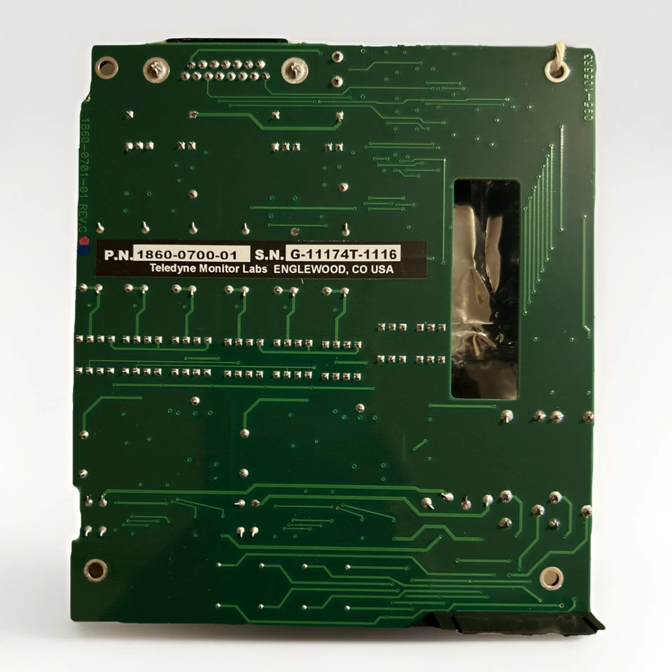 PLACA DE CIRCUITO TELEDYNE MONITOR LABS 1860-0700-01 / 1860-0701-01 REV C. G6 Foto 3 de 4