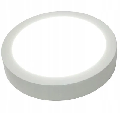 LED Aufputzlampe Panel Neutral 4500K 12W 880lm Rund 17cm Flurleuchte 4cm Flach - Bild 1 von 4