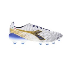 diadora Brasil Elite Tech Gr Ita Lpx Soccer Cleats Mens Blue, Gold, White Sneake