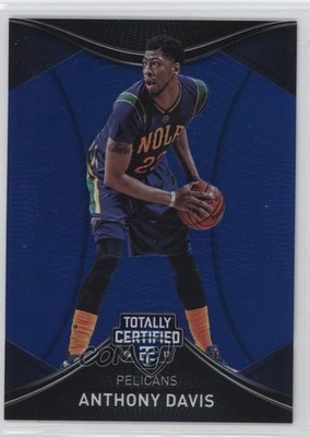 2016-17 Panini Totally Certified Blue 71/99 Anthony Davis #1 1u6