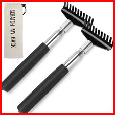 Flanker-L 2 Pack Oversized Portable Extendable Back Scratcher Upgraded Metal