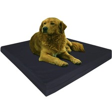 Small Medium Large XL Jumbo Memory Foam Pet Dog Bed Pad Waterproof Canvas Cover