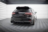 Diffusor Heck Ansatz FüR Audi A3 S-Line Sportback 8V Facelift Heck Schwarz