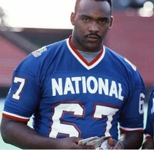 1989 Wilson NFL Game Used Worn Jersey Cardinals Louis Sharpe Pro Bowl NFC