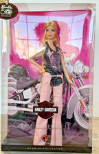 Harley Davidson Barbie American Favorites Collection Pink Label 2008 Mattel NEW