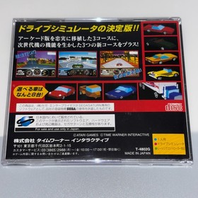 RACE DRIVIN' SEGA SATURN  w/ Spine Card Japanese  Retro Game