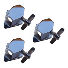 3 Pieces Floor Tom Drum Leg Bracket Mount Practical Metal Base Replacement for