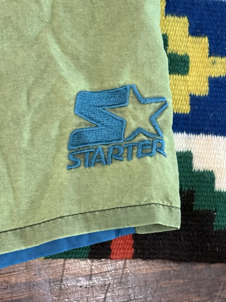 Starter Board Shorts Playa Hombre Natación Surf Hecho en EE. UU. De Colección Grande Bloque de Color Foto 2 de 4