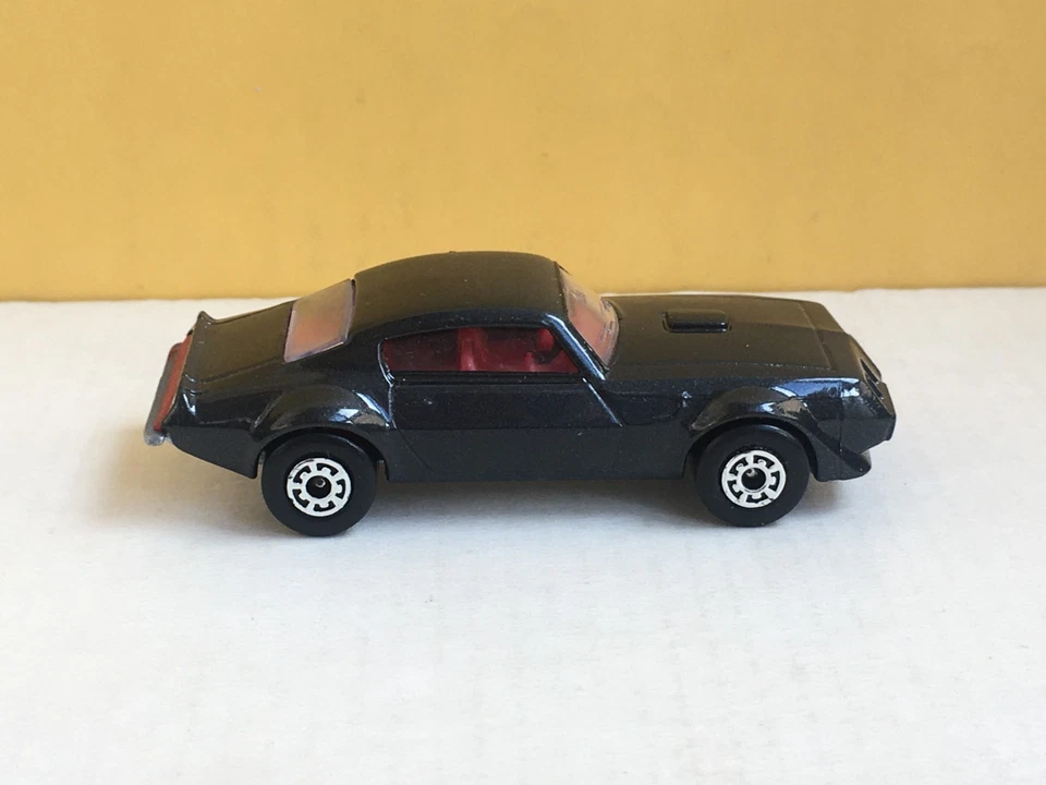Matchbox Universal Associated Co. Pontiac Firebird  Black Bulgarian base # 2 - Image 4 of 4