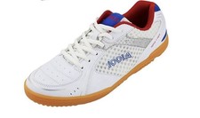 JOOLA Touch Badminton Hallenschuhe Indoor Unisex EUR 43 Wei&szlig;/Rot/Blau