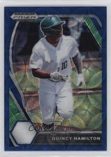 2021 Panini Prizm Draft Picks Navy Blue Kaleidoscope 8/15 Quincy Hamilton c2a