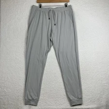 Redvanly Donahue Mens Jogger Pants Pull-On Stretch Grey Size XL