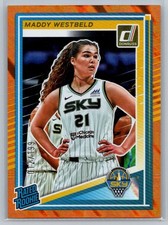 2025 Donruss WNBA #98 Maddy Westbeld Orange Laser #/199