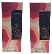 PACK OF 2 NEW So very Sofia by Sofia Vergara EDP Spray 1.7Oz / 50ml