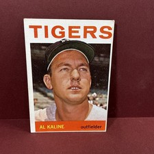 1964 TOPPS #250 AL KALINE DETROIT TIGERS BASEBALL CARD EX/MT NM