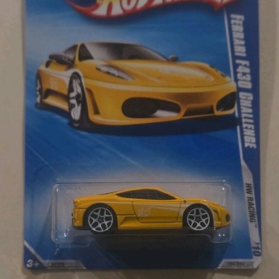 Hot Wheels HW Racing Ferrari F430 Challenge 1:64 Diecast Car Yellow Unopened