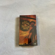 High Plains Drifter VHS Tape Clint Eastwood Director 1973 Rated R