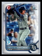 Curtis Mead Tampa Bay Rays #BPPF-10 Bowman 2022 Bowman 1st Edition