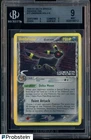 2005 Pokemon Ex Delta Species #17 Umbreon Reverse Holo Foil R BGS 9 MINT