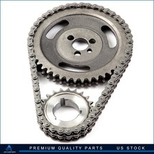 Hd Double Roller Timing Chain Set For 1986 Chevy 400 327 305 383 262 265 Sbc
