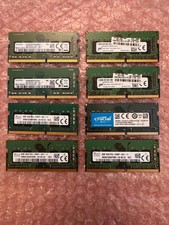 Lot Of 8 8gb 1rx8 Pc4-2400t Sodimm Ram Ddr4 64gb Total Various Brands Tested