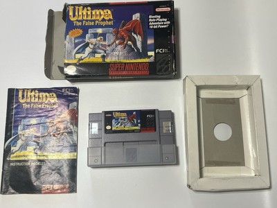 Ultima The False Prophet - Super Nintendo SNES - Complete - 100% Authentic