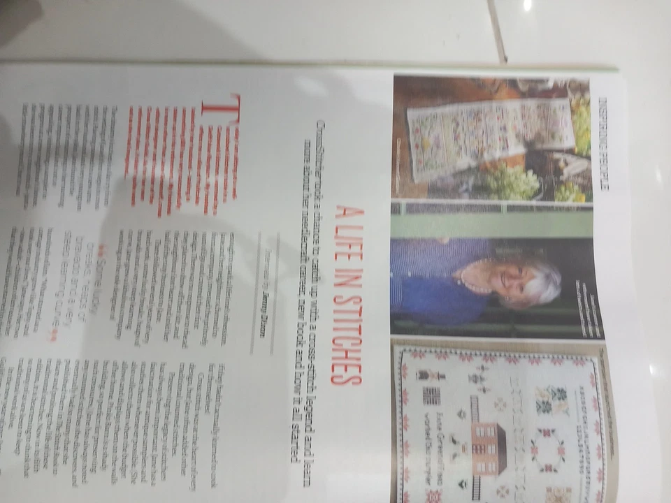 CrossStitcher,Nov 2025,86 Seasonal Designs, 3D Santa & Chimney,FREE Thread,Aida - Image 4 of 4