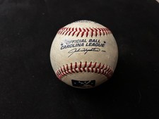 Game Used Official Carolina League MiLB Baseball Minor League Baseball