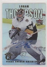 2021 Upper Deck Fleer Ultra Rookies Silver Rainbow Foil Logan Thompson Auto 10lm