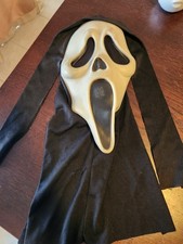 Vintage Scream Ghost Face Mask S9206 Easter Unlimited Fun World Glow In The Dark