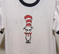 Vintage 90's Dr. Seuss Cat In The Hat Space Alien Where? 1995 T-Shirt XLarge XL