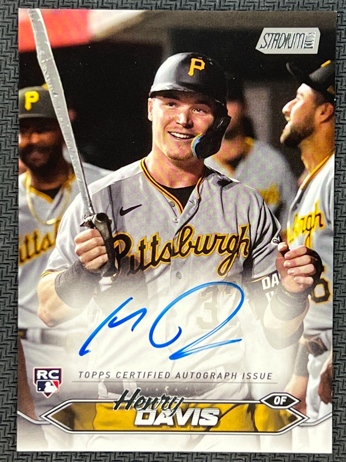 2024 Stadium Club #SCBA-HD Henry Davis RC Rookie Auto Pirates