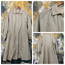 WOMENS RAINCOAT SIZE M BEIGE DESIGNER NINO VINTAGE VGC WORN ON FILM INC UK PP