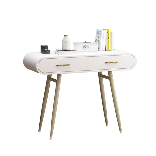 Kira Home Torche 23-Inch 3-Light Bathroom Vanity Light – Cool Brass Finish, White Conic Fabric Shades, Damp Rated