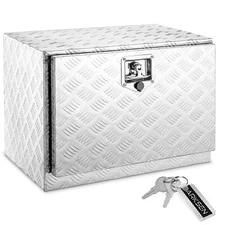 ARKSEN 24" Aluminum Truck Pickup Underbody Under bed Tool Box Trailer Storage