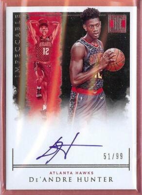 De'Andre Hunter】2019-20 Panini Impeccable Auto Rookie RC ルーキー