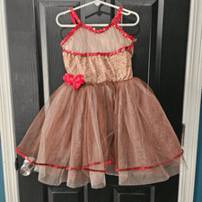 Curtain Call child medium pre loved EUC dance costume jazz lyrical tap solo