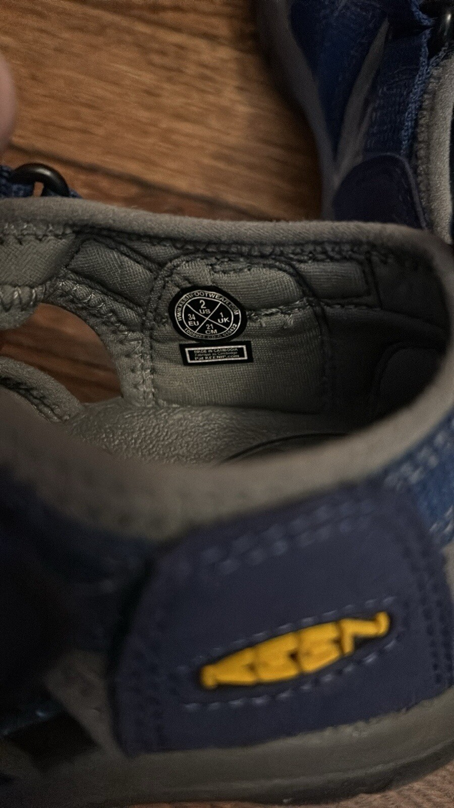 Scarpe sandalo KEEN impermeabili Newport blu bambino taglia 2