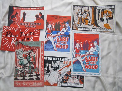 PALACE THEATRE, READING pantomime programmes 1942-1960 - George Ricarde et al