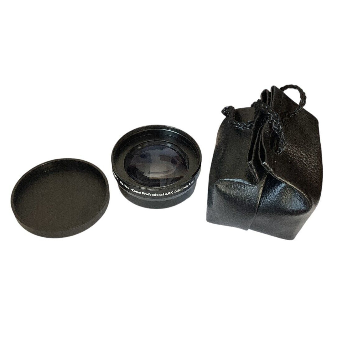 Téléobjectif DC DV 43 mm objectif multiplicateur 2.0X optique japonaise haute résolution - 3