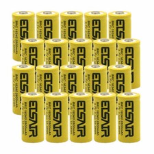 16340 Battery 2800mAh 3.7 Rechargeable RCR123A Cell Batteries Charger USA Lot