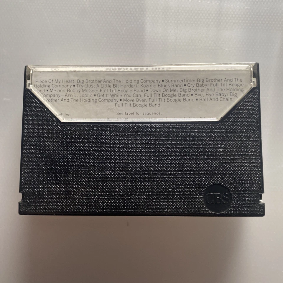 Janis Joplin Greatest Hits Cassette Tape 1973 CBS Records h294 Foto 2 de 3